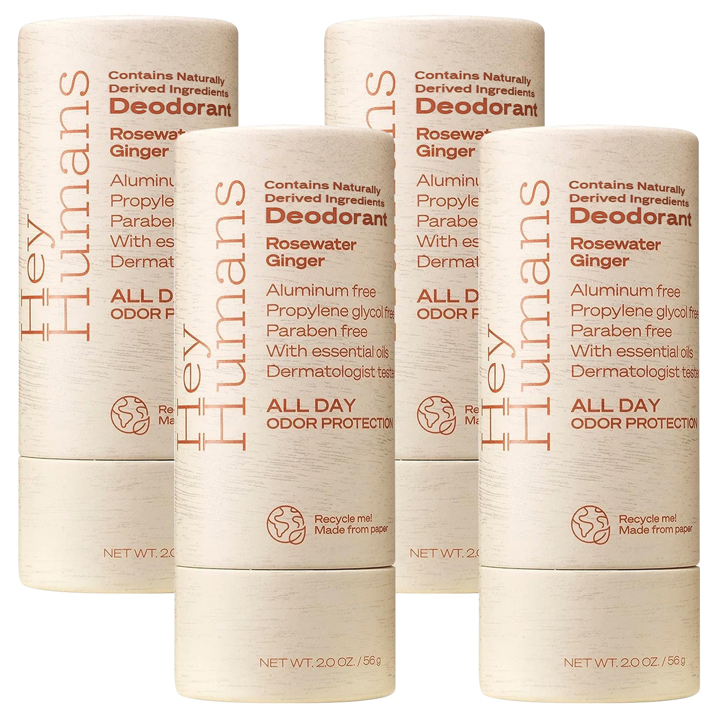 Rosewater Ginger Deodorant